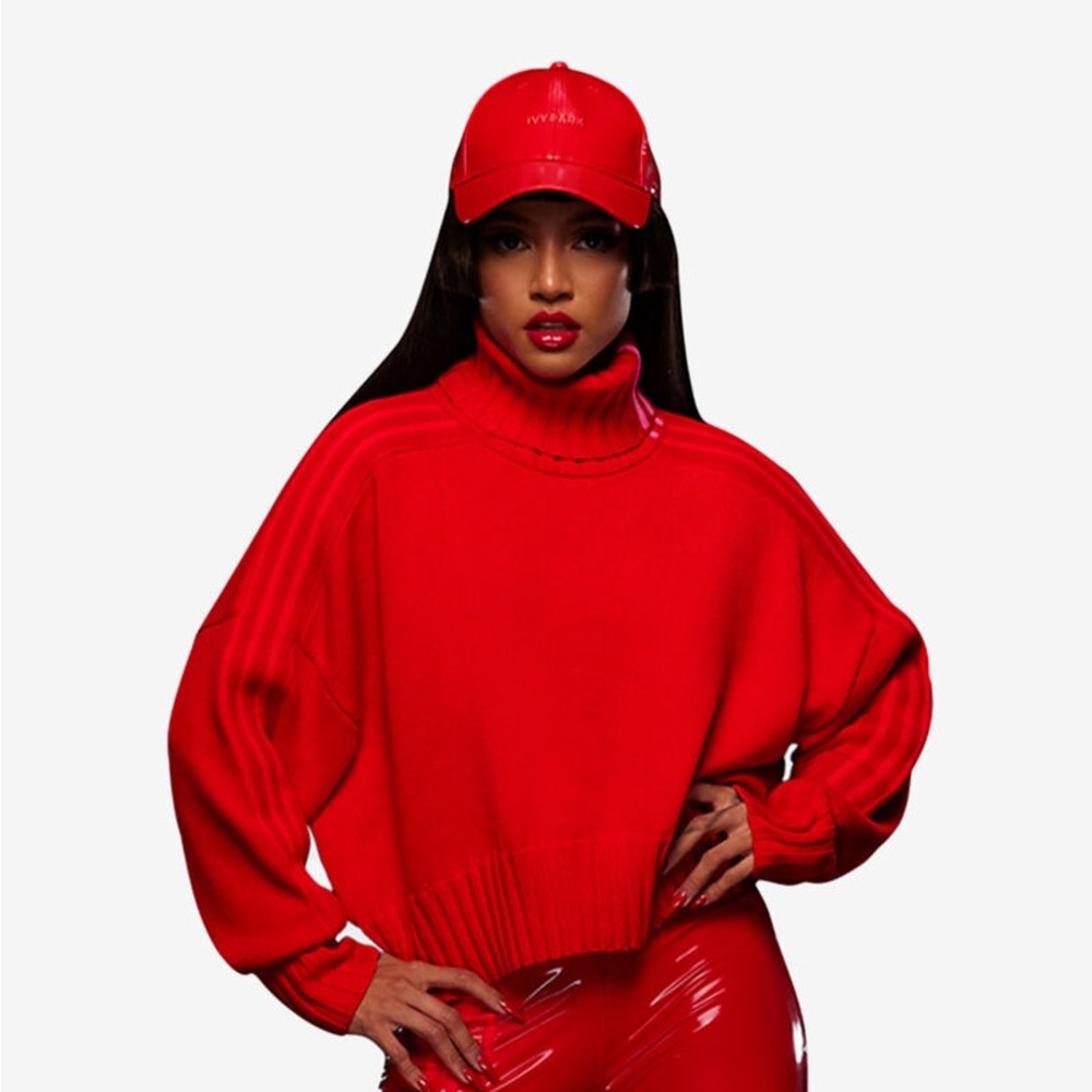 IVY PARK Turtleneck Cropped Sweater